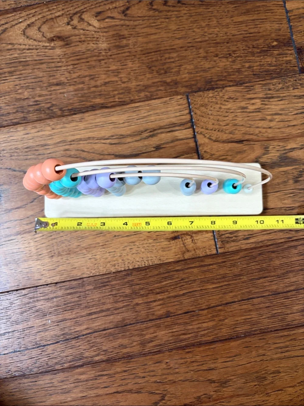 Pastel Abacus rainbow Wooden bead toy